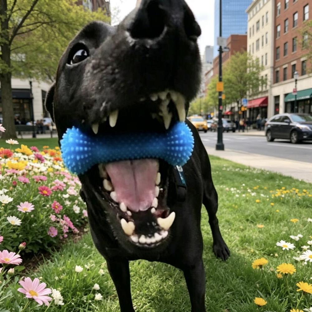반려동물용 치아 관리용 씹는 장난감, 2-in-1 씹는 - Teeth Cleaning Dog Chew Bone 리뷰 및 가격